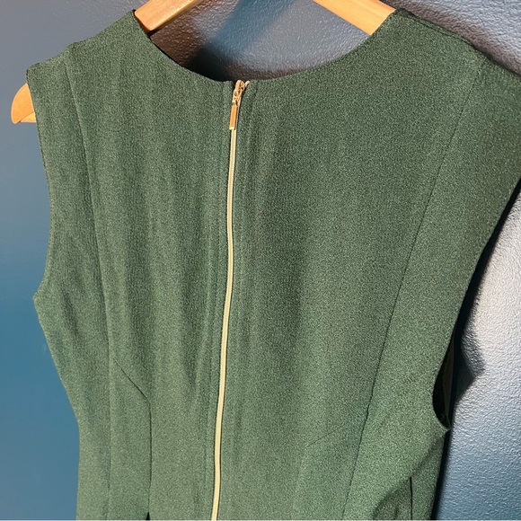 Dynamite Forest Green Sleeveless Fit & Flare Dress NWT Size M - Picture 4 of 10